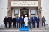 STRATEJI - Diyanet İşleri Başkanı Erbaş Erzincan Valiliği'ni Ziyaret Etti