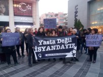 KADIN PLATFORMU - Mersin'de Kadınlar 'Cinayetlere' Tepki Gösterdi