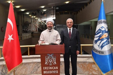 Diyanet İşleri Başkanı Prof. Dr. Erbaş'dan Başkan Başsoy'a Ziyaret