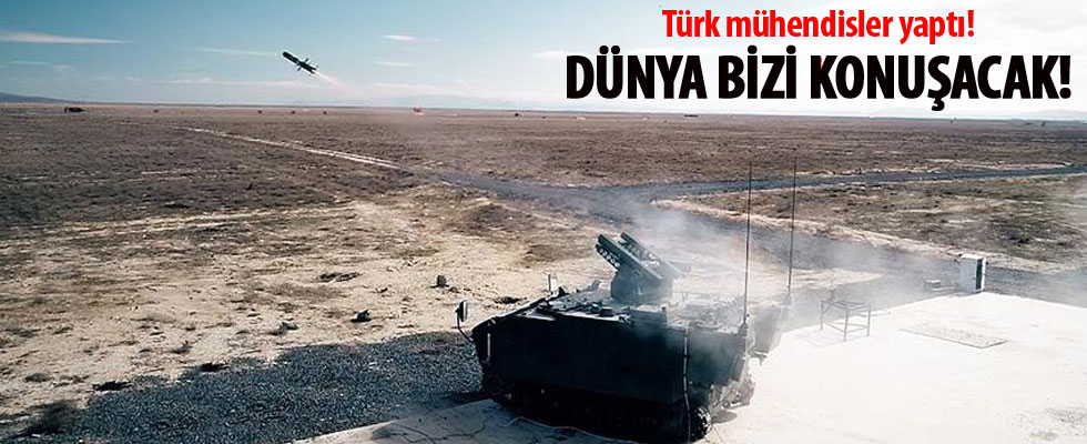 Türkiye'nin Tank Avcısı Milli Füzeyle Vurdu