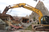 ORTAHISAR - Kapadokya'da 7 Kaçak Yapı Yıkıldı