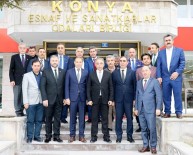 ORHAN TOPRAK - KONESOB'tan Vali Toprak'a Ahi Sancağı