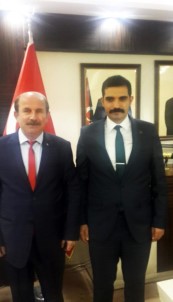 MHP'li Özel, Başkan Ateş'i Ziyaret Etti