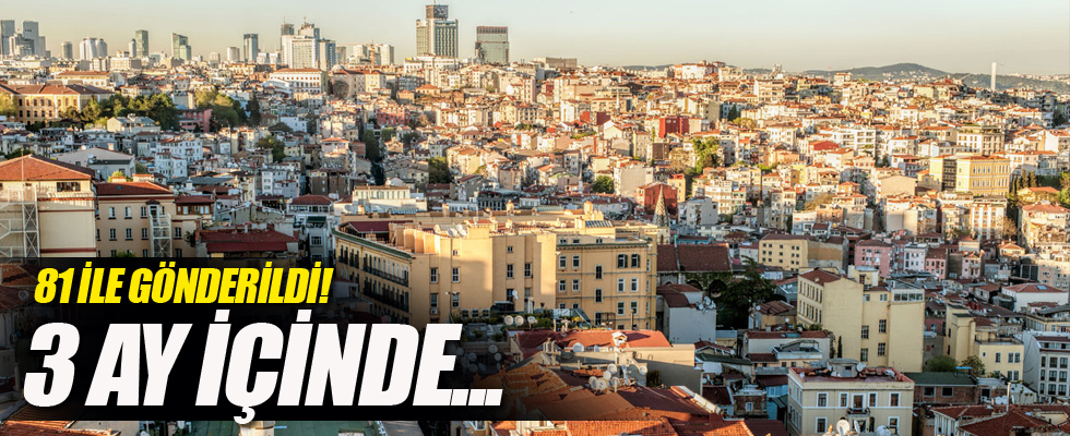 81 ile gönderildi! 3 ay içinde...