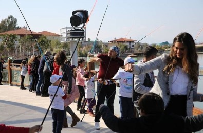 Çocuklar EXPO'da Balık Tutmanın Keyfini Yaşadı