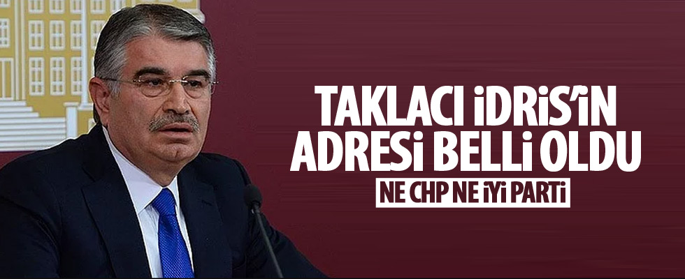 İdris Naim Şahin partisi belli oldu