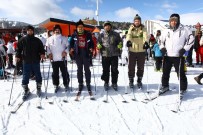 AŞKABAT - Türkmenistan Heyeti, Sarıkamış Kayak Merkezi'ni İnceledi