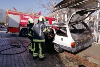 KERVANSARAY - Yanan Otomobil Kullanılamaz Hale Geldi