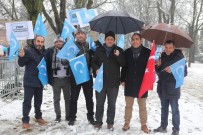 Doğu Türkistan Zulmü Brüksel'de Protesto Edildi