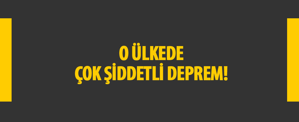 Endonezya'da 6 büyüklüğünde deprem