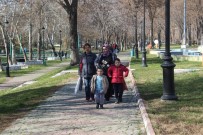 GÜNEŞLI - Güneşi Gören Gaziantepliler Park Ve Bahçelere Akın Etti