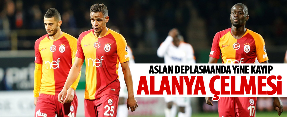 Galatasaray Alanya'da puan kaybetti