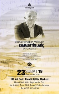 Bosna'nın 'Yunus Emre'Si Cemalettin Latiç'e Saygı Gecesi