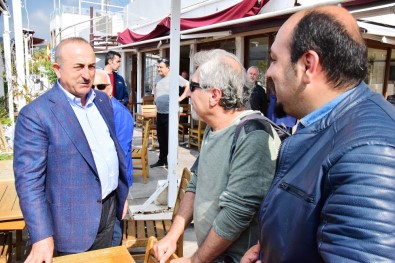 Çavuşoğlu Turistle Japonca Konuştu