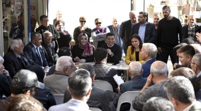 Tütüncü, Esnaf İle Buluştu