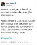 CUMHURBAŞKANLIĞI SEÇİMİ - Venezuela'nın Muhalif Lideri Guaido'dan Japonya'ya Teşekkür