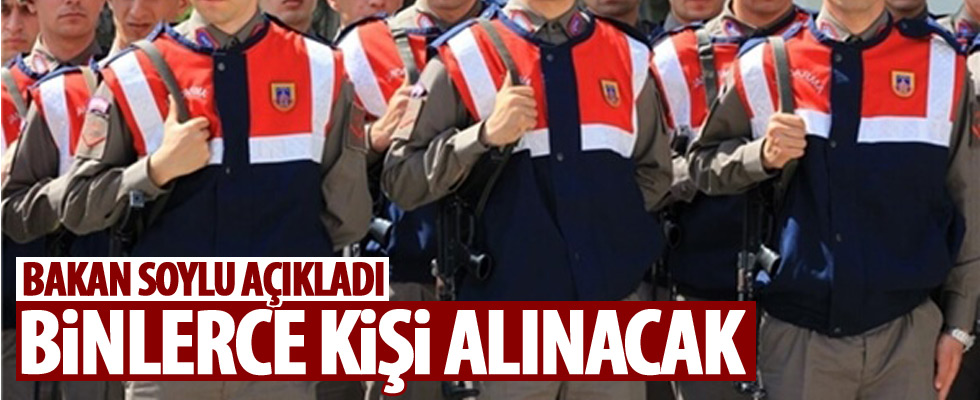 Bakan Soylu'dan alım müjdesi