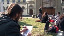 TRAKYA ÜNIVERSITESI - Osmanlı Mirası Üniversite Öğrencileri Çizimiyle Kartpostala Dönüşüyor