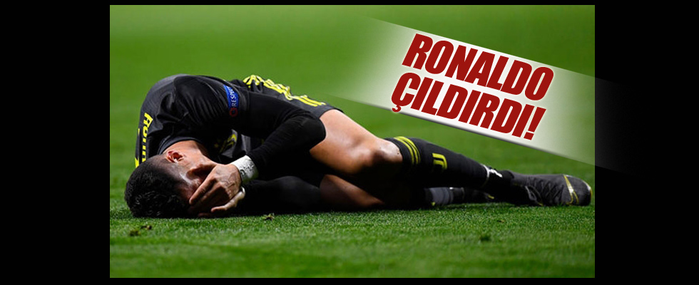 Ronaldo çıldırdı!
