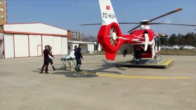Ambulans Helikopter Hamile Kadın İçin Havalandı