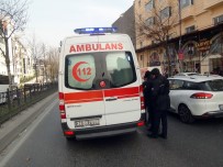 TAKSİM POLİS MERKEZİ - Aracın Çarptığı Yaya  Yola Savruldu