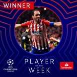 DIEGO - Şampiyonlar Ligi'nde Haftanın Futbolcusu Diego Godin