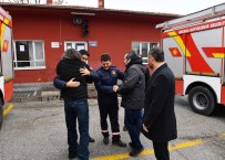 ANKARA İTFAİYESİ - YHT Kazazedelerinden Ankara İtfaiyesine Teşekkür Ziyareti