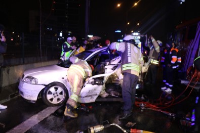 11 Araç Birbirine Girdi Açıklaması 1 Ölü, 4 Yaralı