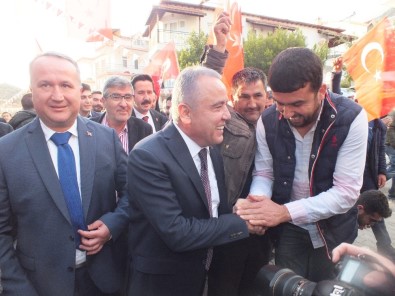 Başkan Adayı Böcek, Kaş'ta