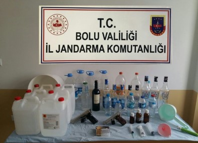 Bolu'da Sahte İçki İmalathanelerine Operasyon Açıklaması 7 Gözaltı