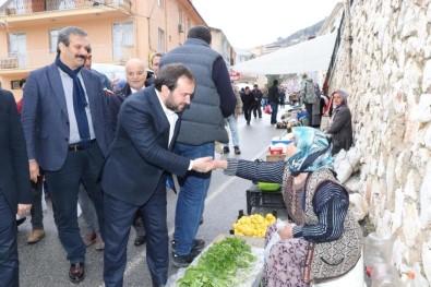 Akseki Belediye Başkan Adayı Özkan, Pazar Esnafıyla Buluştu