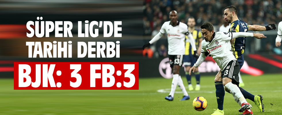 Beşiktaş - Fenerbahçe maçında müthiş geri dönüş!