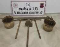 KAÇAK KAZI - Manisa'da Define Avcılarına Suçüstü