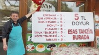 FATİH ŞENTÜRK - Balıkesirli Lokantacı Tanzim Satış Başlattı, Bütün Yemekler 5 Liraya İndi