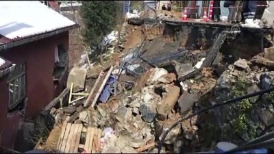 GÜNCELLEME - Sarıyer'de Yol Çöktü