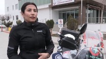 GÜLYAZI - Kadın Sağlıkçı Vakalara Motosikletle Ulaşıyor