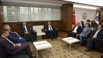 Kayseri OSB Başkanı Nursaçan, Başkan Çelik'i Ziyaret Etti