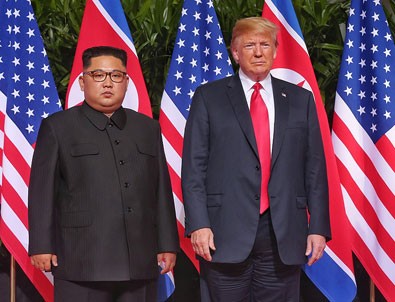 ABD Başkanı Trump ile Kuzey Kore lideri Kim biraraya geldi