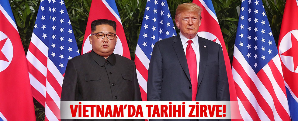ABD Başkanı Trump ile Kuzey Kore lideri Kim biraraya geldi