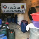 Elazığ'da 450 Litre Kaçak Üretilen İçki Ele Geçirildi