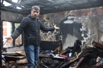 TAŞKıRAN - İzmir'de Çatısı Ahşap Olan Ev Yanarak Küle Döndü