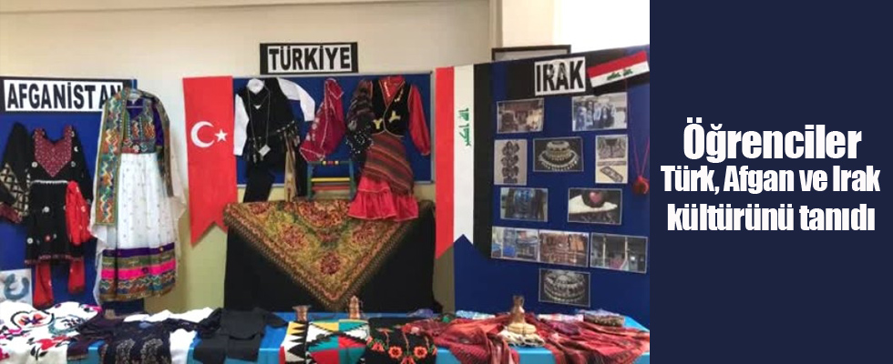 Öğrenciler Türk, Afgan ve Irak kültürünü tanıdı