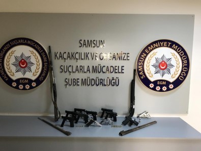 Samsun'da Silah Kaçakçılığı Operasyonu Açıklaması 4 Gözaltı