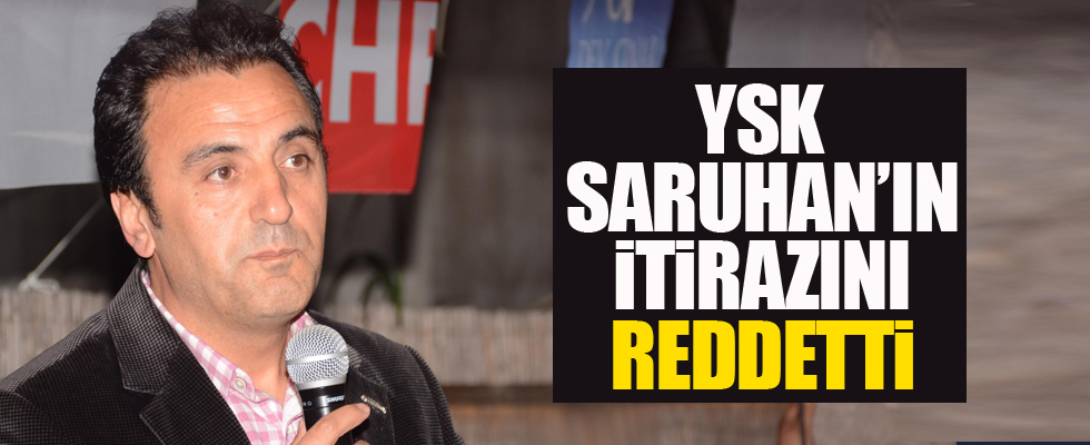 YSK, CHP'nin Bodrum Belediye Başkan Adayı Mustafa Saruhan'ın itirazını reddetti