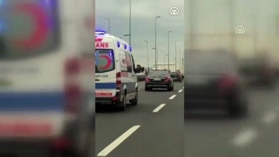 Ambulans Şoförüne Yol Vermeyen Sürücüye Gözaltı
