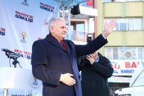 AVRASYA TÜNELİ - Binali Yıldırım'a Zeytinburnu'nda Coşkulu Karşılama