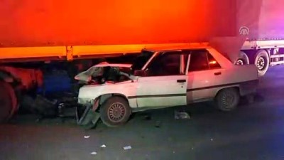 Kırıkkale'de Otomobil İle Tır Çarpıştı Açıklaması 4 Yaralı