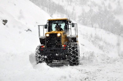 Siirt'te Kapanan Köy Yolları İçin Çalışmalar Devam Ediyor