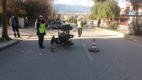 ENGELLİ SÜRÜCÜ - Ters Yönde İlerleyen Engelli Motosikletli Kaza Yaptı