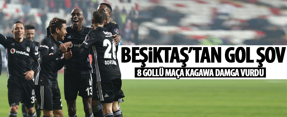 Beşiktaş'tan Antalya'da gol şov
